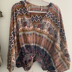 Free People Top Multi color